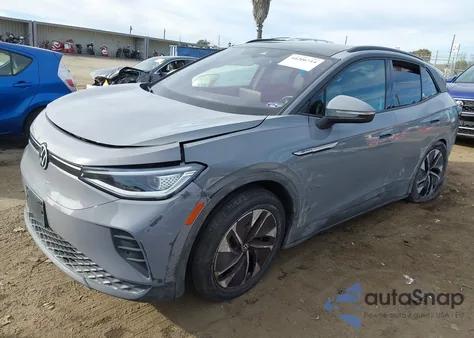 2021 Volkswagen Id.4 Awd Pro S из США, поврежденный, VIN WVGGNPE29MP062539